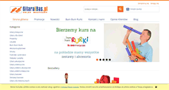 Desktop Screenshot of gitaraibas.pl
